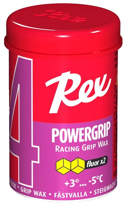 Rex 41 PowerGrip Fluoro Wax Purple +3...-5°C, 45g 3 Rex 41 PowerGrip Fluoro Wax Purple +3...-5°C, 45g