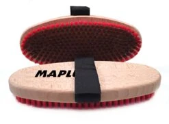 Maplus Soft Brass Flat Brush, Oval