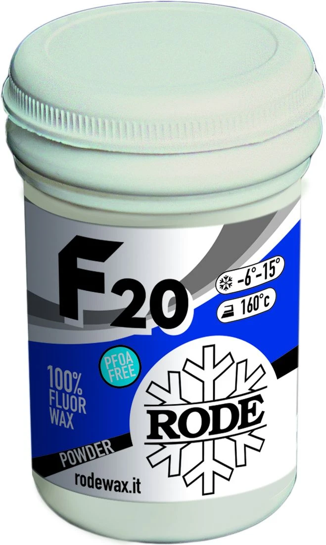 RODE F20 Powder (C6, PFOA-free) -6...-15°C, 30g 3 RODE F20 Powder (C6, PFOA-free) -6...-15°C, 30g