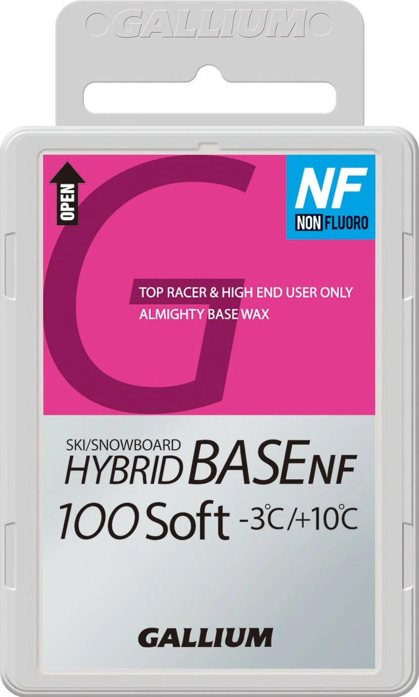 Gallium Hybrid Base NF Soft Wax +10°...-3°C, 100g 3 Gallium Hybrid Base NF Soft Wax +10°...-3°C, 100g
