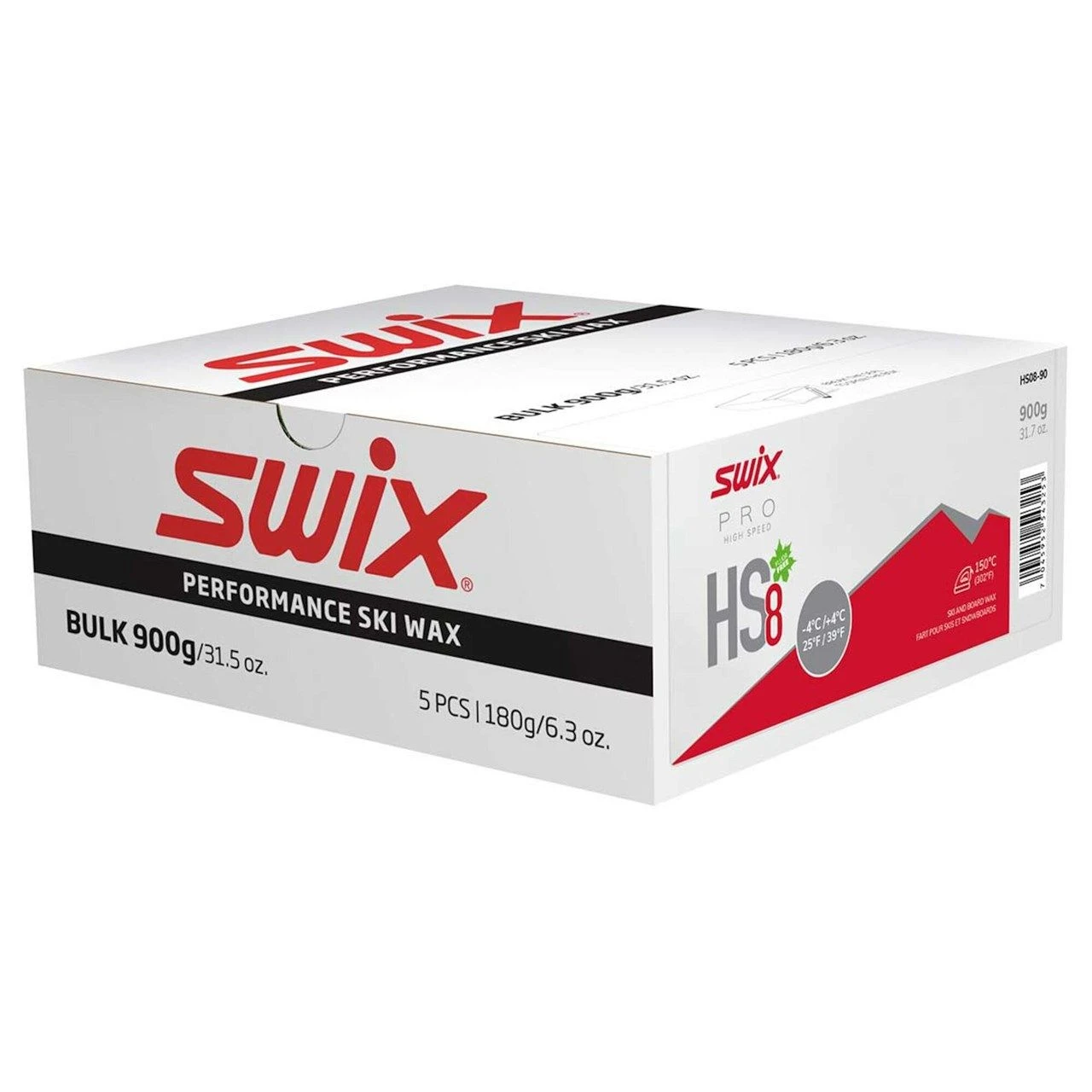 SWIX HS8-90 High Speed 8 Red Glider +4°...-4°C, 900g 3 SWIX HS8-90 High Speed 8 Red Glider +4°...-4°C, 900g