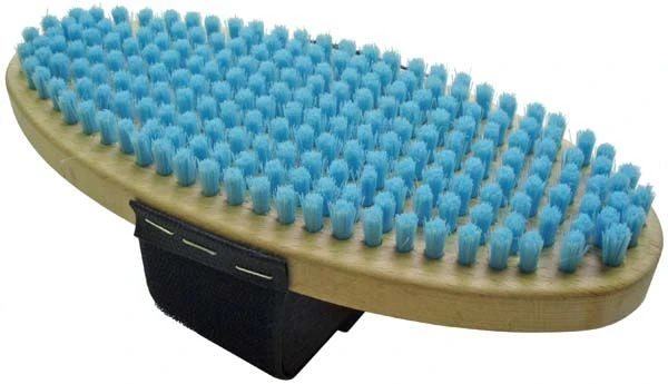 Solda Hard Nylon Flat Brush, Oval 3 Solda Hard Nylon Flat Brush, Oval