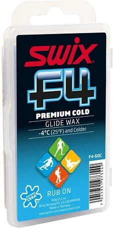 Swix F4-60C-N Glidewax Cold 60g W/cork