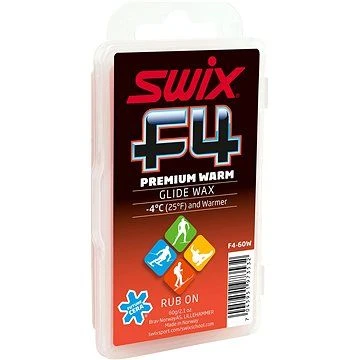 Swix F4-60W-N Glidewax Warm 60g, W/cork 3 Swix F4-60W-N Glidewax Warm 60g, W/cork