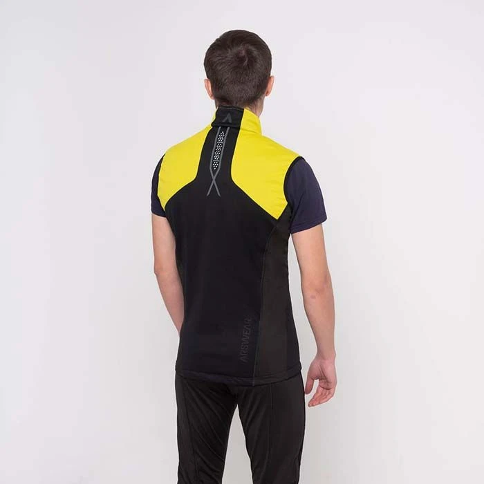 Arswear Kids Softshell Vest Active, Yellow 4 Arswear Kids Softshell Vest Active, Yellow - Image 2