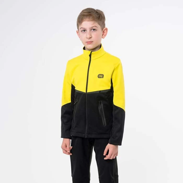 Arswear Kids Softshell Jacket Active, Yellow 3 Arswear Kids Softshell Jacket Active, Yellow