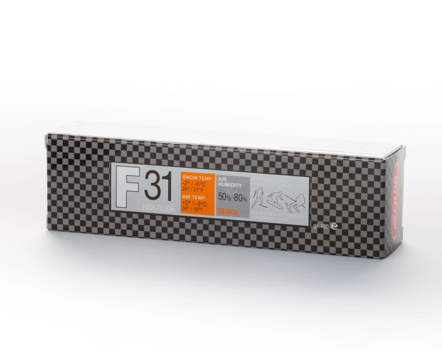 Solda F31 HF Glider Orange +2...-9°C, 180g 3 Solda F31 HF Glider Orange +2...-9°C, 180g