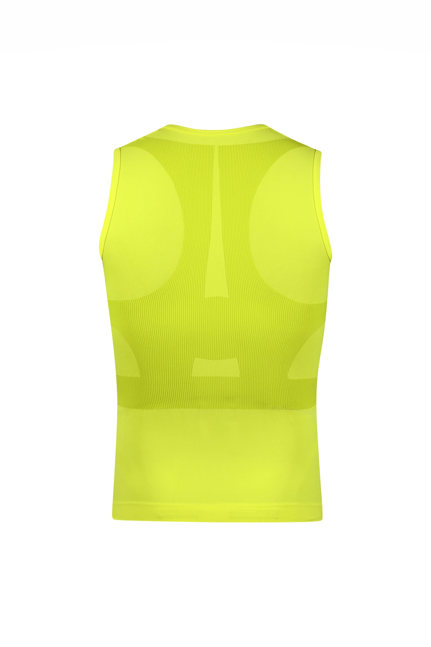 Spring Sleeveless Breeze T-shirt For Man, Yellow 4 Spring Sleeveless Breeze T-shirt For Man, Yellow - Image 2