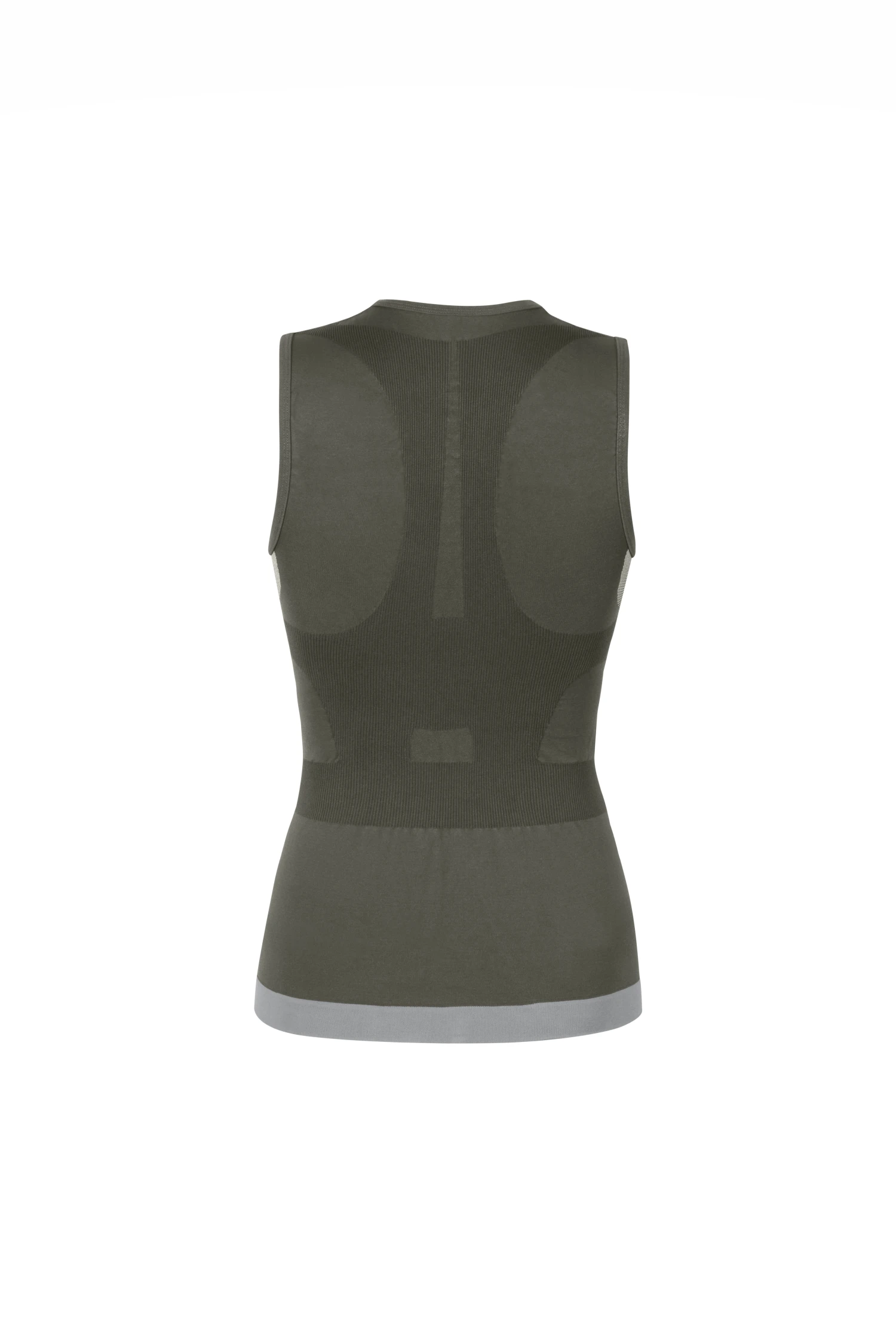Spring Sleeveless T-shirt For Woman, Dark Grey 4 Spring Sleeveless T-shirt For Woman, Dark Grey - Image 2