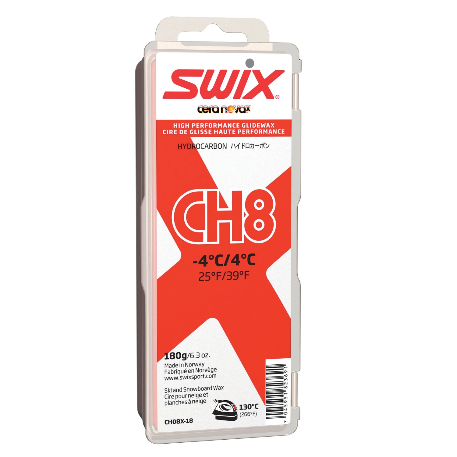 SWIX CH08X Red Glider +4°...-4°C, 180g 3 SWIX CH08X Red Glider +4°...-4°C, 180g