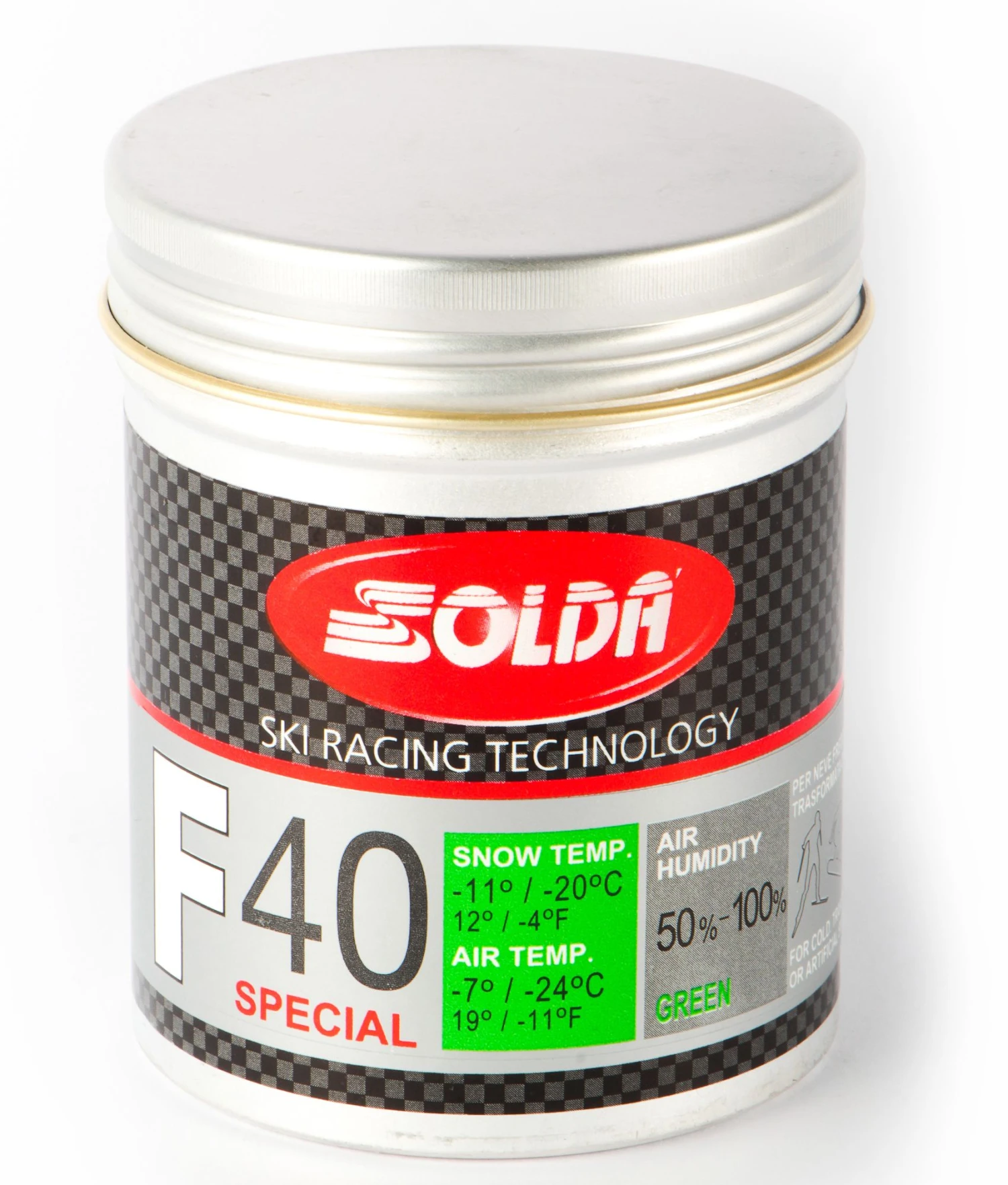 Solda F40 SPECIAL Powder Green -7...-24°C, 30g 3 Solda F40 SPECIAL Powder Green -7...-24°C, 30g